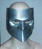 Cesar Silver Galaxy Half Plastic Costume Mask