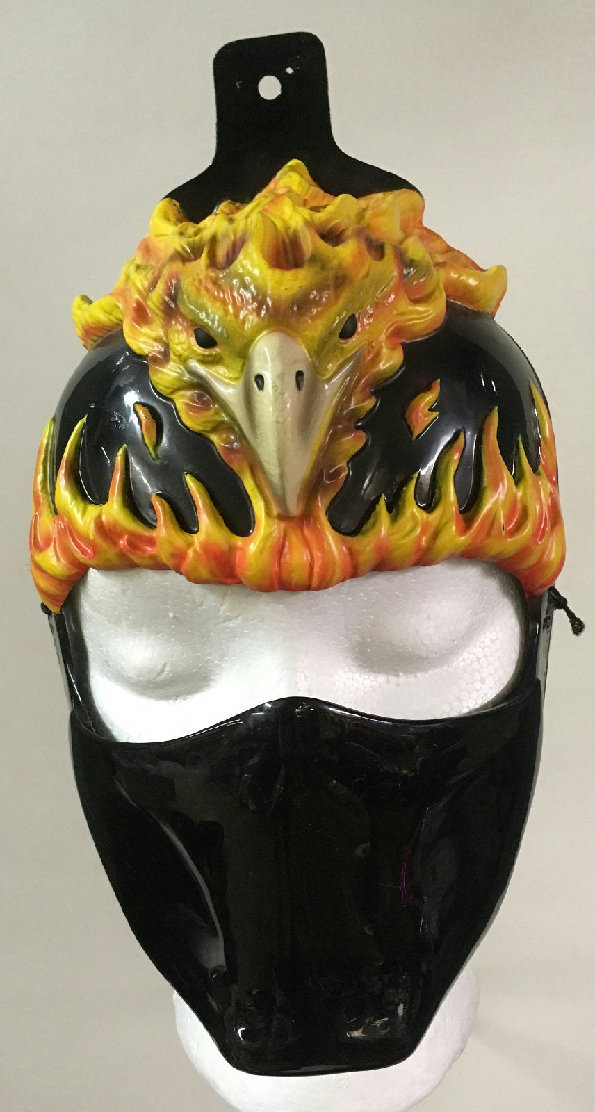 Disguise 1999 Fire Phoenix Shadow Ninja Plastic Child Costume Play Mask
