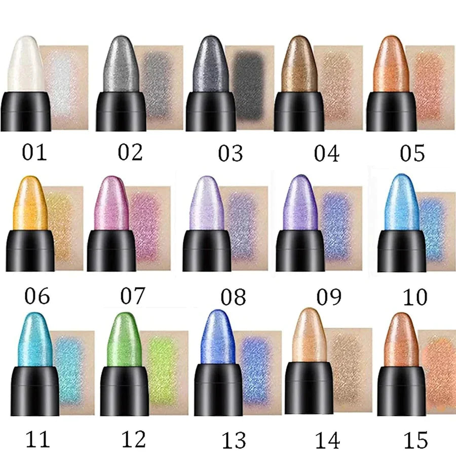 15 Color Highlighter Eye Shadow Stick