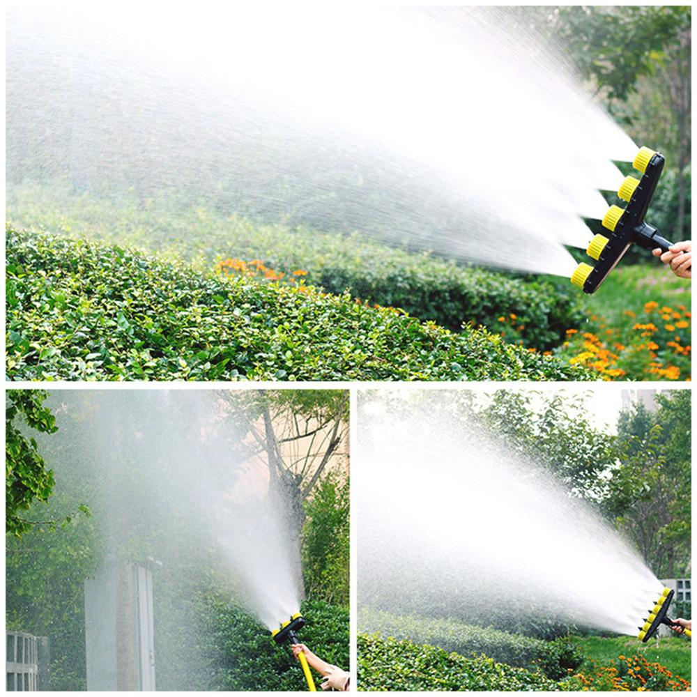 Zevolim| Multifunctional garden spray nozzle with 3 and 5 hole settings - for watering and garden care