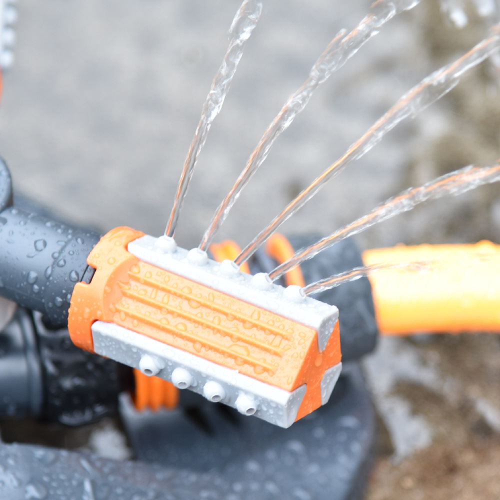 Zevolim| Rotatable Garden Sprinkler with 3 Nozzles – Efficient Watering Sprinkler for Lawns and Gardens