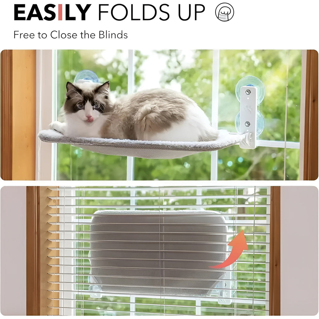 Window Side Foldable Comfy Cat Bed
