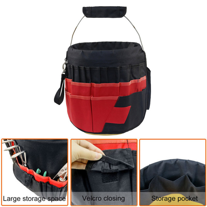 Zevolim| 42-Pocket Multifunctional Garden Tool Storage Bag – Large Storage for Tools