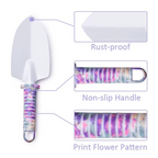 Zevolim| Colorful Garden Tool Set with 10 Pieces – Ergonomic Tools for Gardening