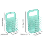 Folding Wall-mounted Non-Perforated Storage Baskets