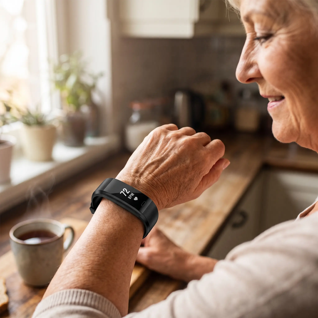 Senior Smartwatch with Heart Rate & Blood Pressure Monitoring | Zevolim