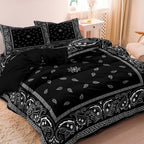 Zevolim| PaisleyAura - Floral Mandala Bedding Set