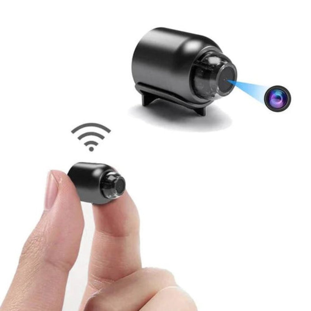 Mini Wireless Indoor Camera with 1080p Video and Infrared Night Vision