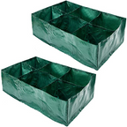 Zevolim| Planting bag with multiple compartments – Robust garden storage for plants and herbs