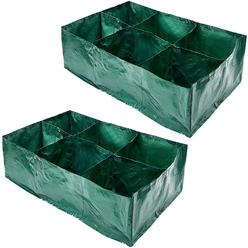 Zevolim| Planting bag with multiple compartments – Robust garden storage for plants and herbs