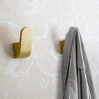 Golden Brass Wall Hook for Robes and Coats