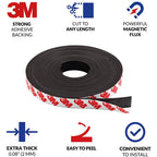 Self-adhesive magnetic tape