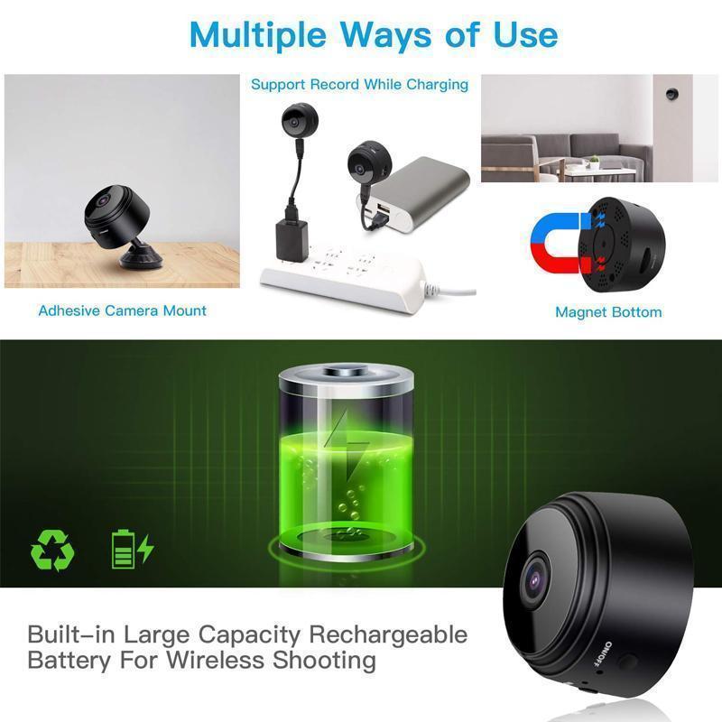 1080p Magnetic WiFi Mini Camera-RV Motorhome Rear View Camera