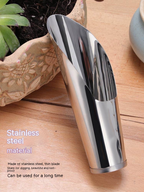 Zevolim| Stainless Steel Scoop for Potting Soil – Robust Planting Scoop for Garden and Balcony
