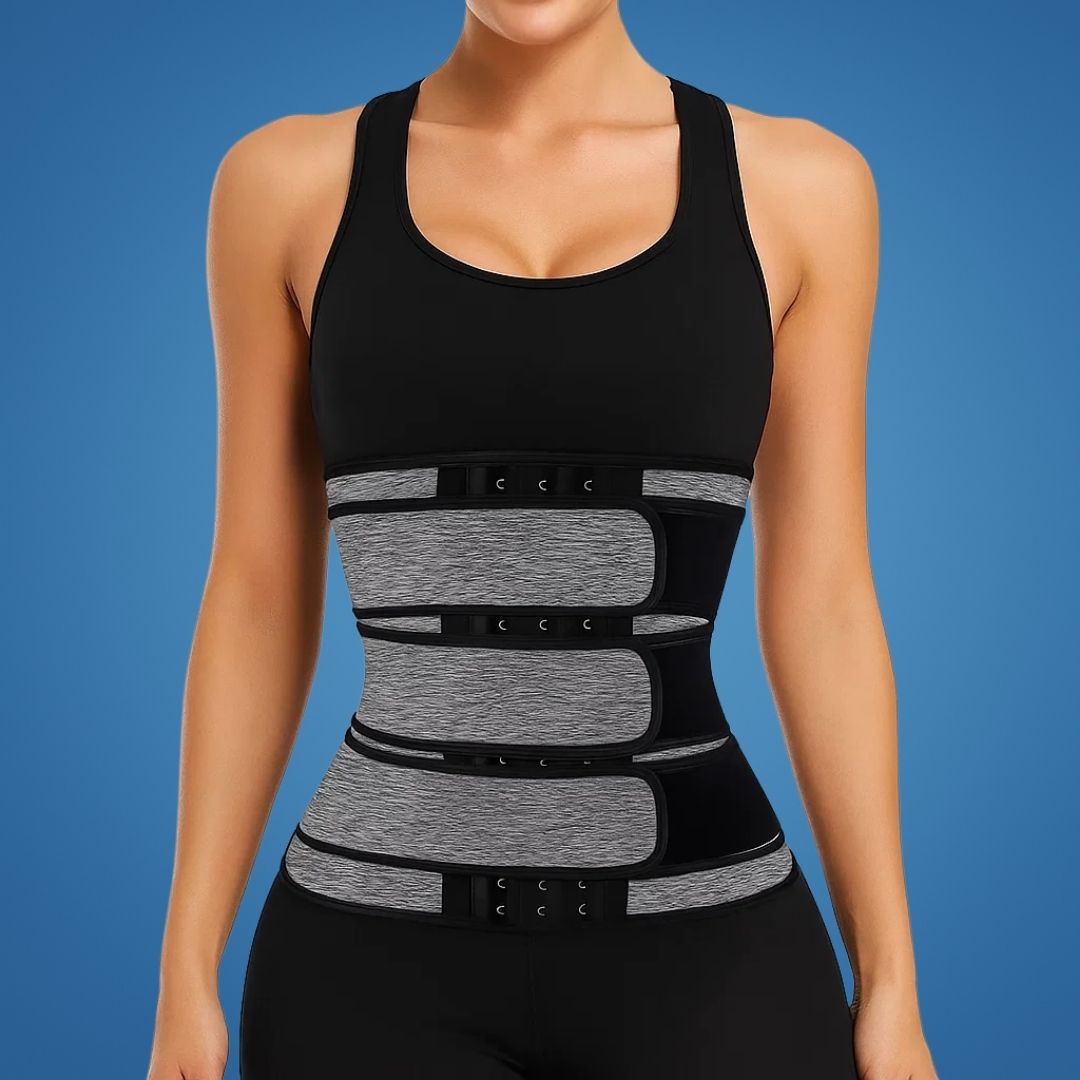 ThermoCore | Waist Trainer Belt – Triple Compression – Breathable Neoprene Fit – Post‑Workout & Postpartum Use Zevolim