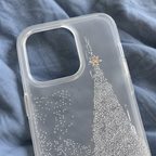 Snowy Christmas Tree iPhone Case