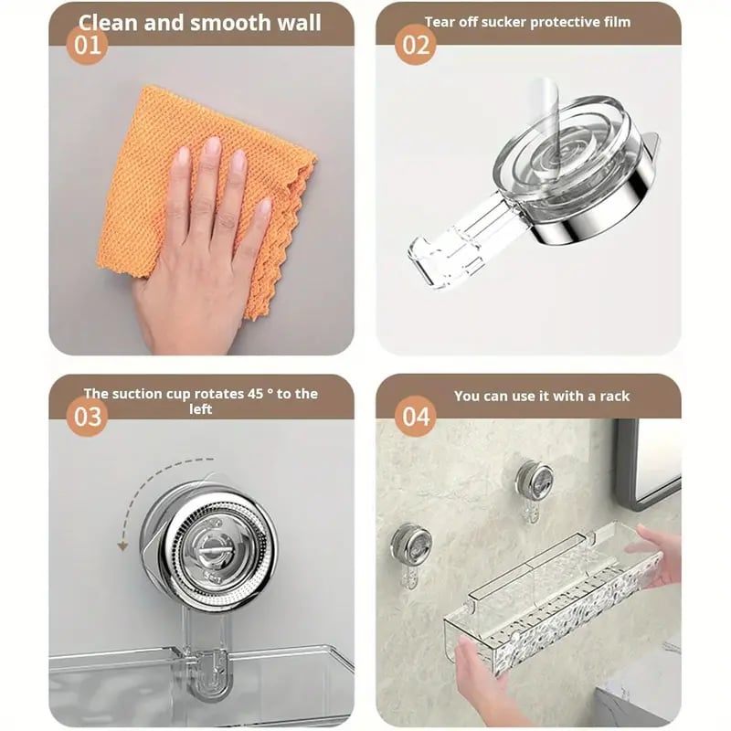 🔥Corrugated suction cup storage holder