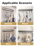 Kitchen hook rail - AluHook stainless steel
