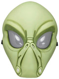Fun World Green Alien Face Plastic Character Costume Mask