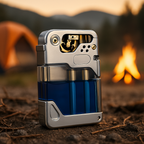 Clear Tank Metal Kerosene Lighter