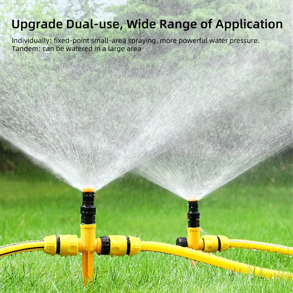Zevolim| 360° Garden Sprinkler with Ground Spike – Ideal for Permanent Installation in the Garden
