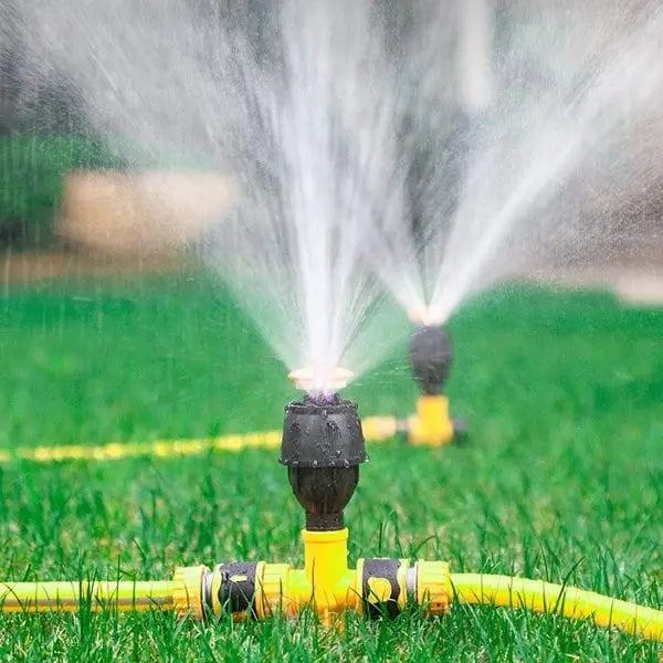 Zevolim| 360° Garden Sprinkler with Ground Spike – Ideal for Permanent Installation in the Garden