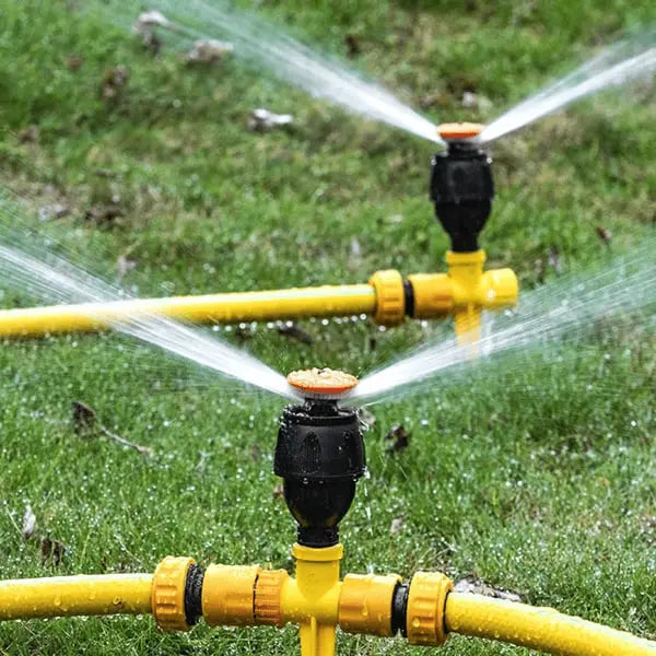 Zevolim| 360° Garden Sprinkler with Ground Spike – Ideal for Permanent Installation in the Garden