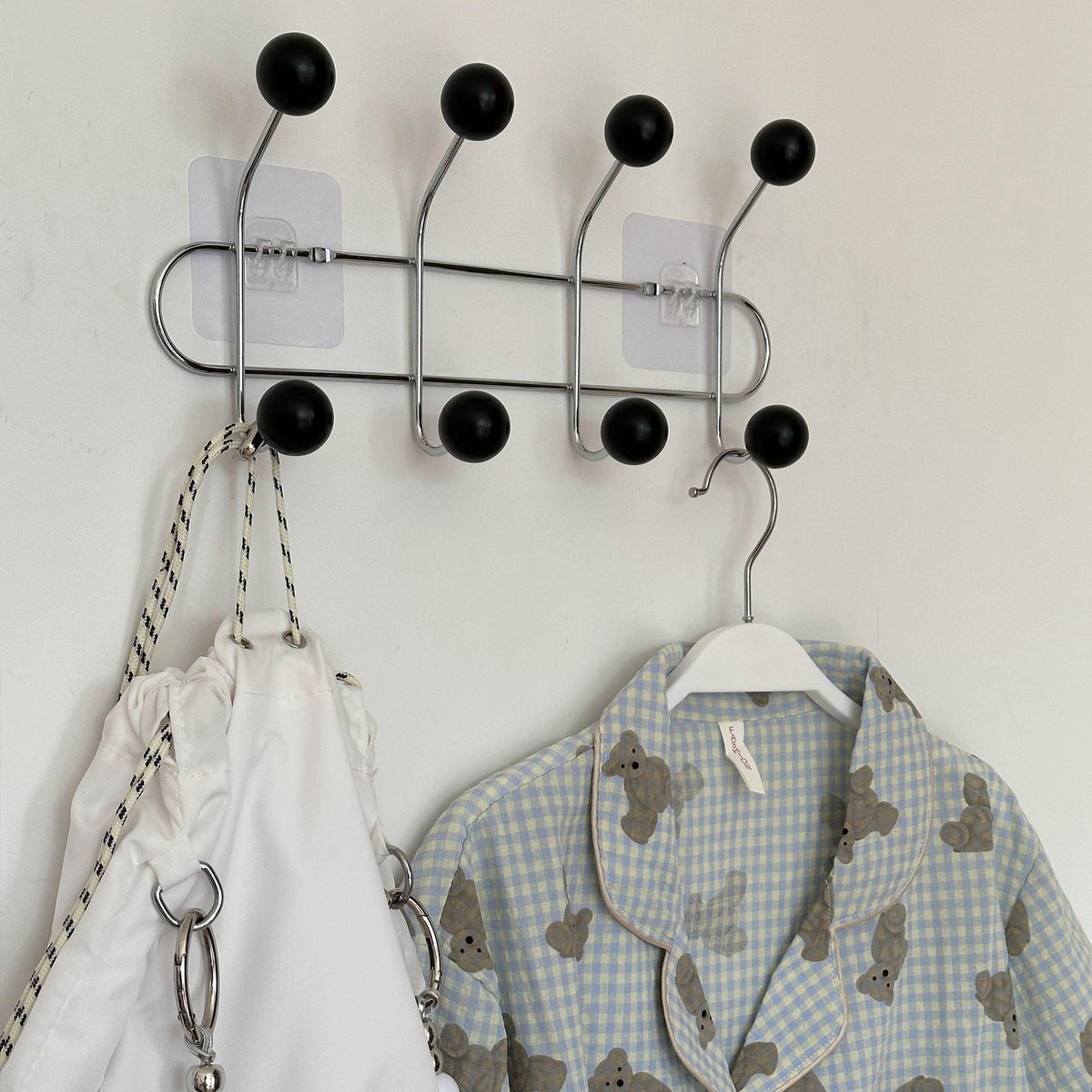 Wall Traceless Hook Traceless Nail Iron Decorative Storage Coat Hook Fitting Room