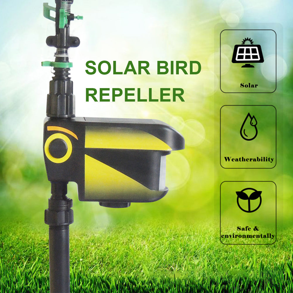 Zevolim| Solar Powered Motion Activated Sprinkler for Deer and Garden Pest Deterrent