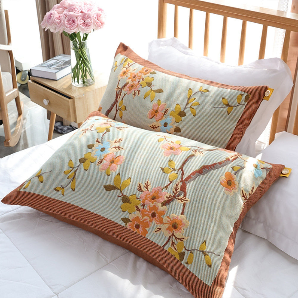 Zevolim| Ornate Heritage Cotton Pillowcase Set