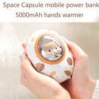 Space Capsule Hand Warmer Power Bank