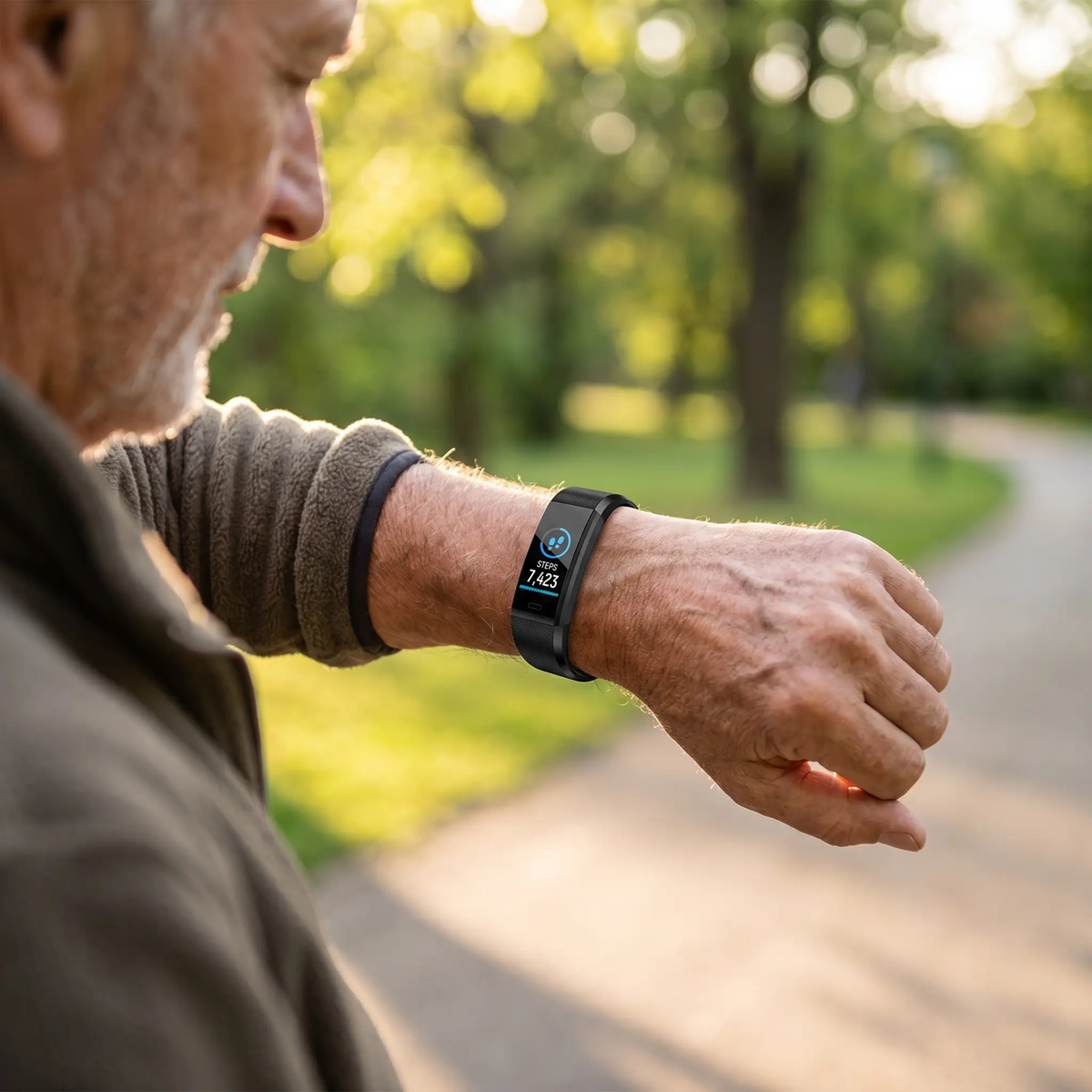 Senior Smartwatch with Heart Rate & Blood Pressure Monitoring | Zevolim