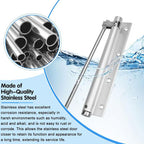 Adjustable automatic door closer