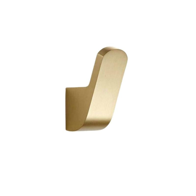 Golden Brass Wall Hook for Robes and Coats