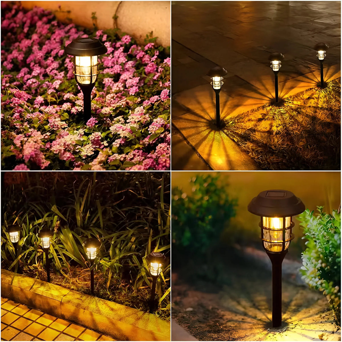 SolarGlow – Solar Garden Light Set (6-Pack)