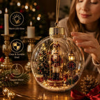 Glowing Christmas Story Ornament With Warm LED Light