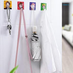 Seamless Adhesive Wall Hooks, 10–30 Piece Options, with 15 lb Capacity
