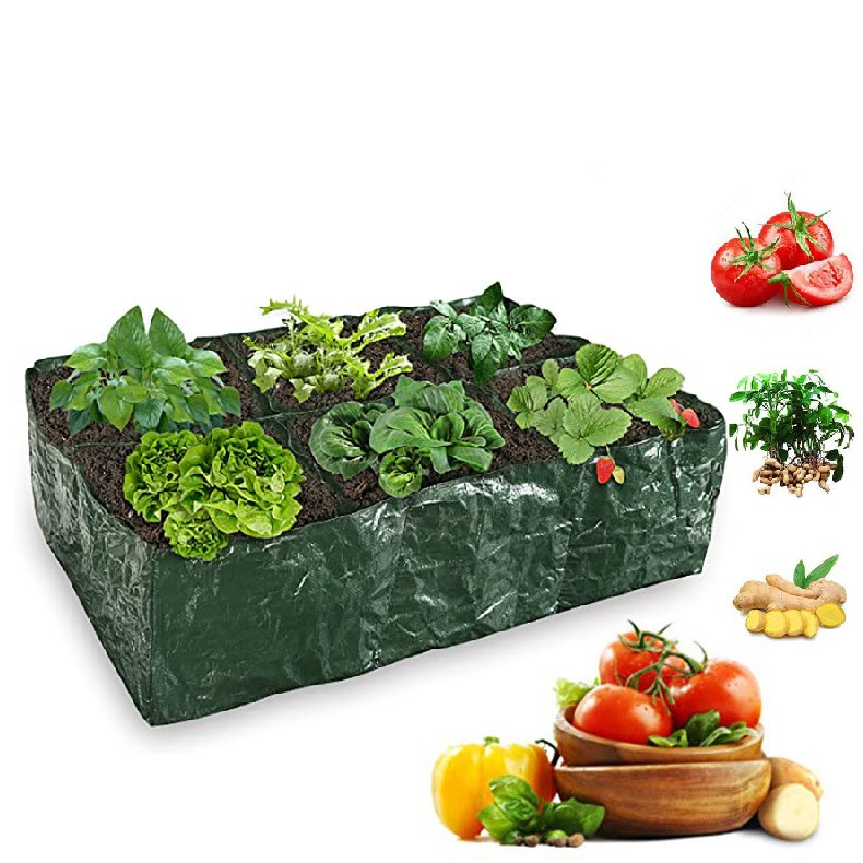 Zevolim| Planting bag with multiple compartments – Robust garden storage for plants and herbs