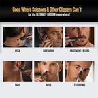 Zevolim | Ultra-Thin Precision Trimmer – Professional Grooming for Beard, Nose & Eyebrows