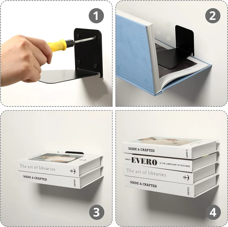 StealthShelf — Give your books a magical levitation charm and transform any wall into a stylish stage!
