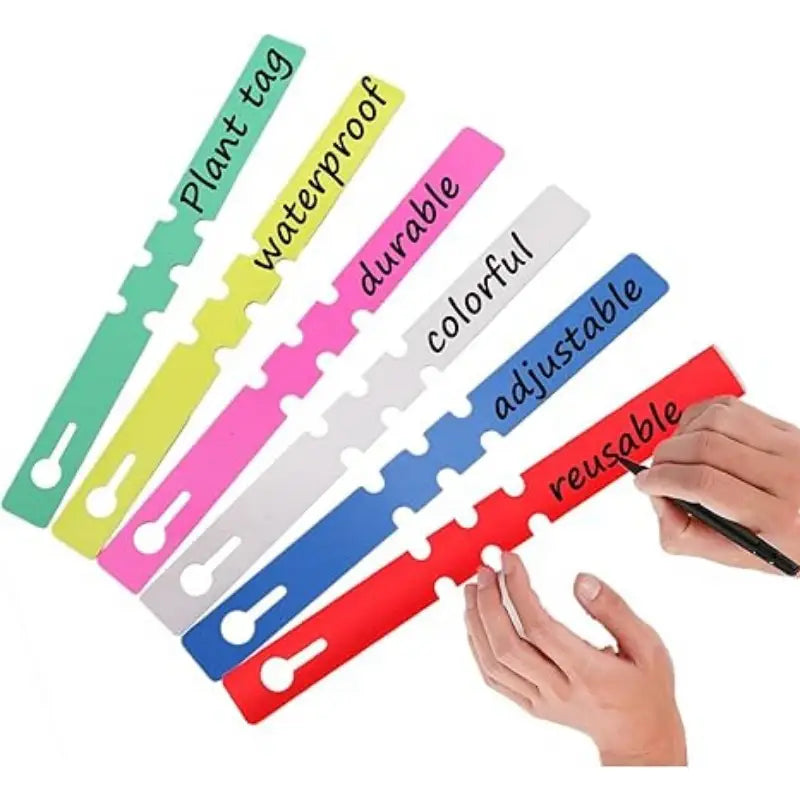 Zevolim| Reusable plant labels made of plastic for garden and tree marking