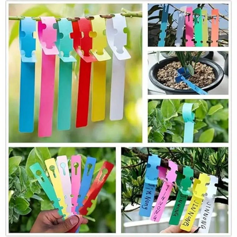Zevolim| Reusable plant labels made of plastic for garden and tree marking