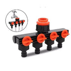 Zevolim| 4-Way Garden Hose Connector – Efficient Watering for Your Garden
