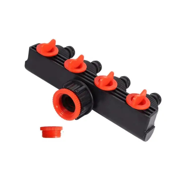 Zevolim| 4-Way Garden Hose Connector – Efficient Watering for Your Garden