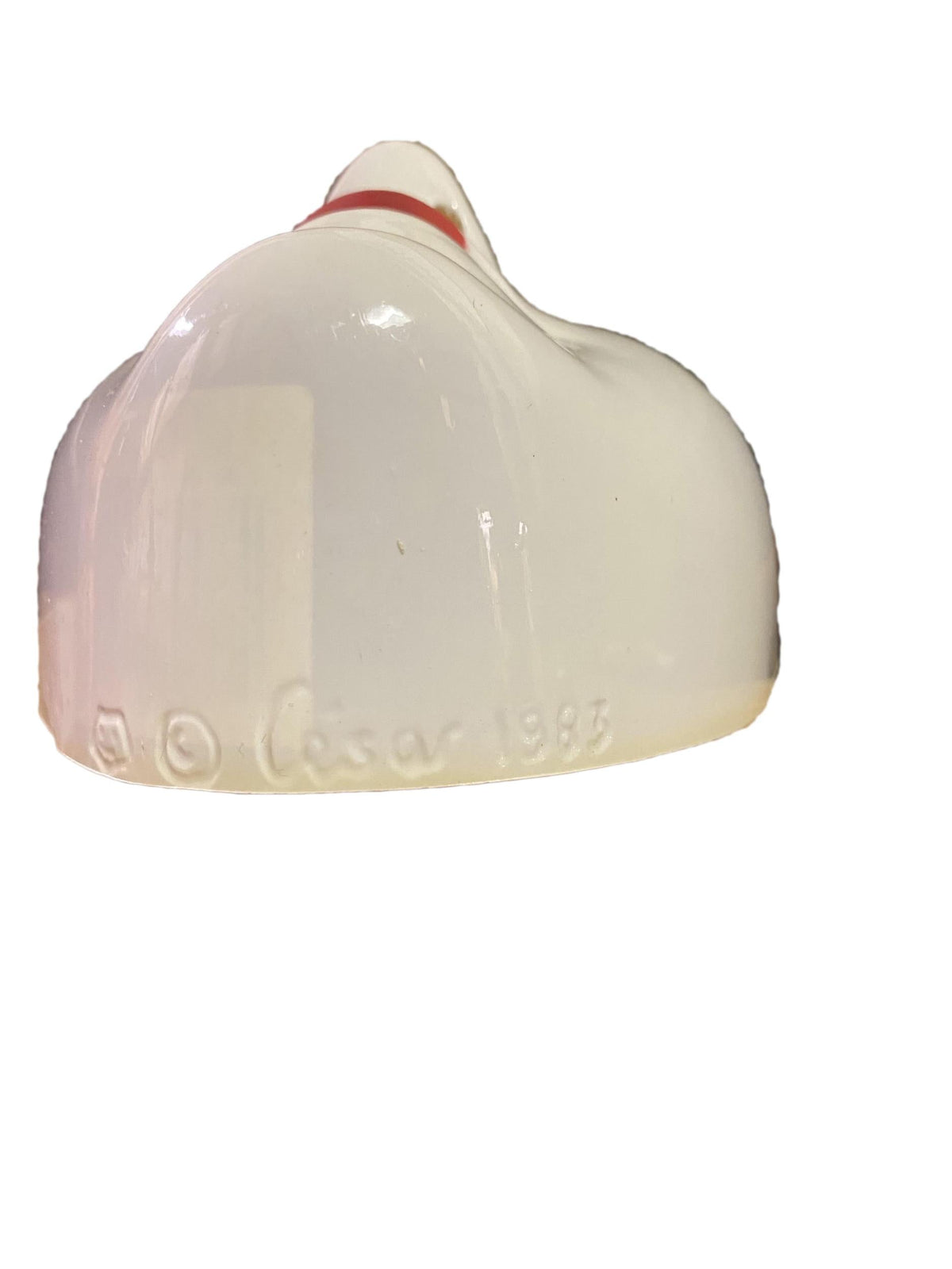 Cesar Painted White Female Semi-Rigid Plastic Face Mask