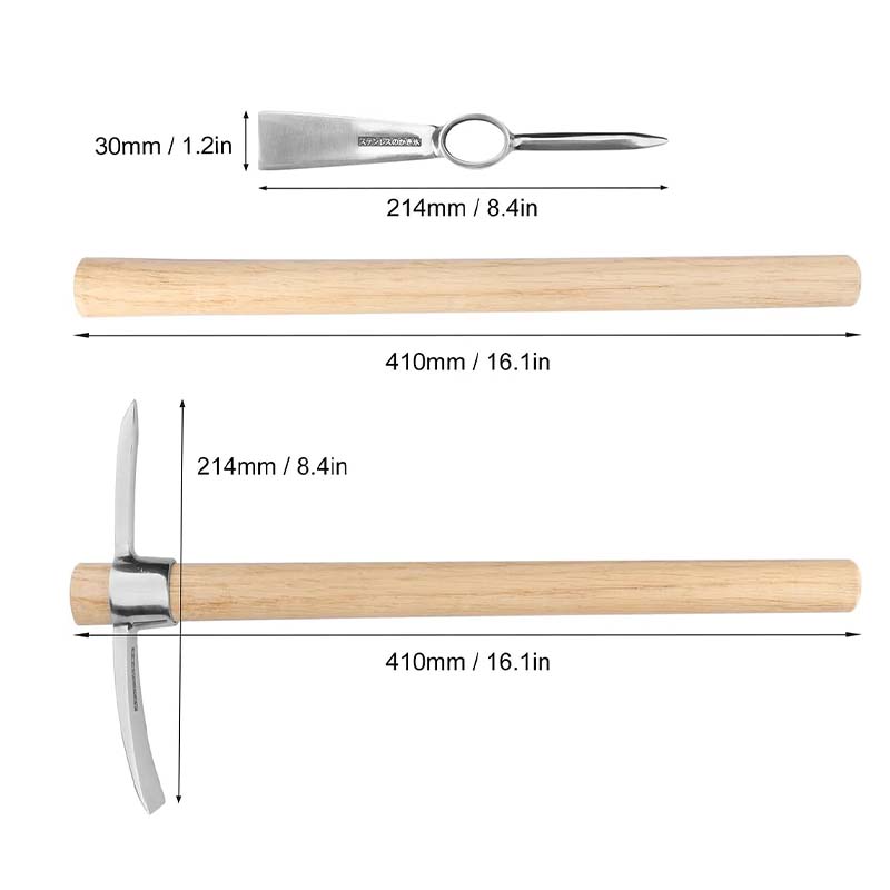 Zevolim| Stainless Steel Double-Headed Pickaxe