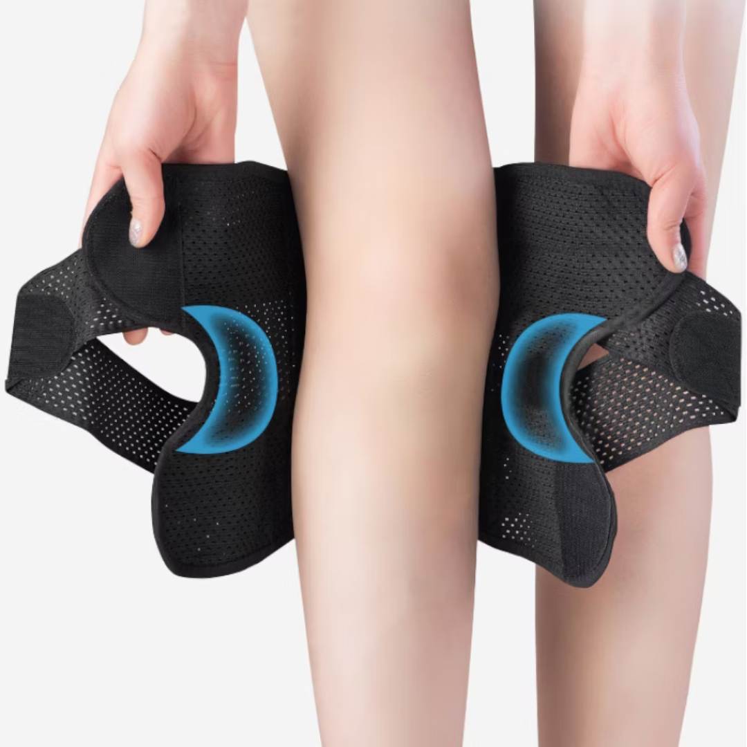 FlexGuard Knee Pads | with Support Compression Springs and Tension Strap - for Stability - Pain Relief and Protection Zevolim