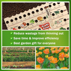 Zevolim| Wood Plant Ruler – Multifunctional Seed Measuring Tool for Garden