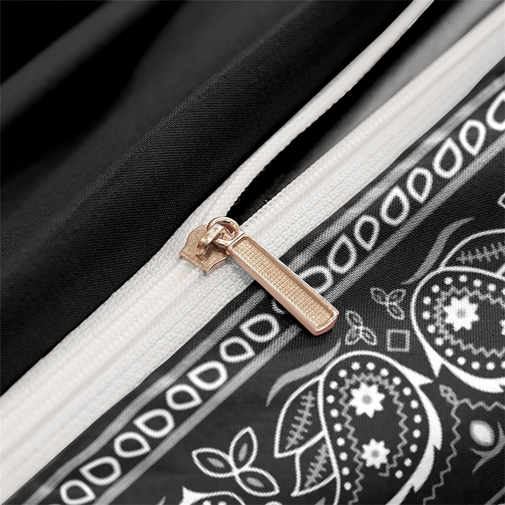 Zevolim| PaisleyAura - Floral Mandala Bedding Set