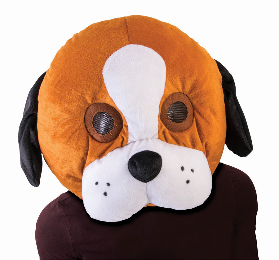 Large Plush Dog Puppy Mascot Head Mask